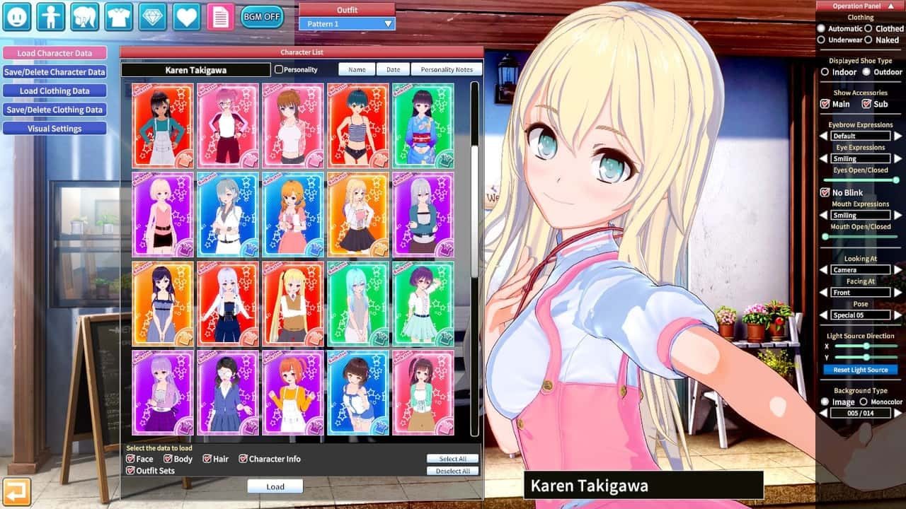恋活2 Sunshine 操作界面 演示图 2