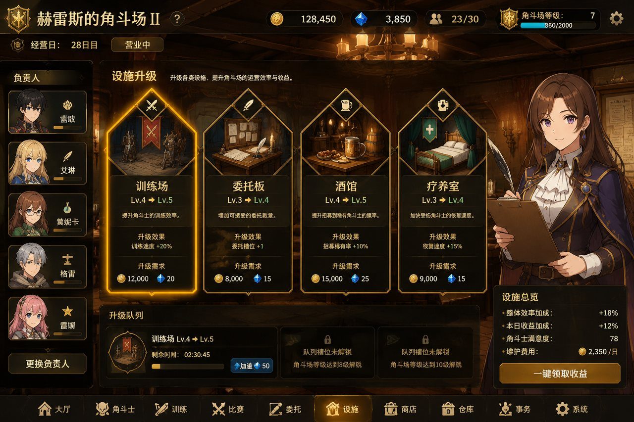 赫雷斯的角斗场Ⅱ 玩法展示 演示图 1