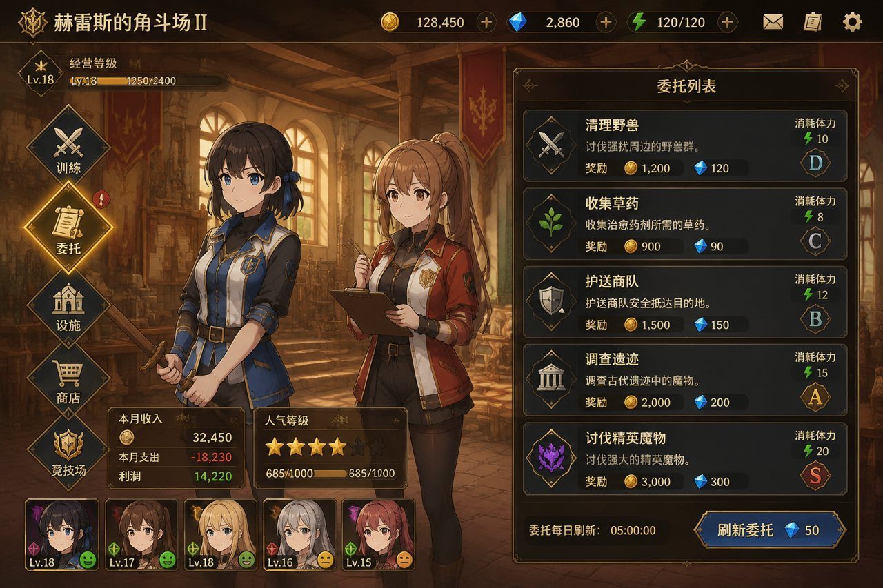 赫雷斯的角斗场Ⅱ 剧情互动 页面配图 5